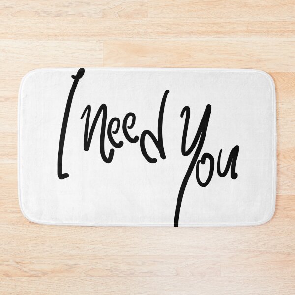 Item preview, I Need You Lettering Design  designed and sold by Khotekmei.