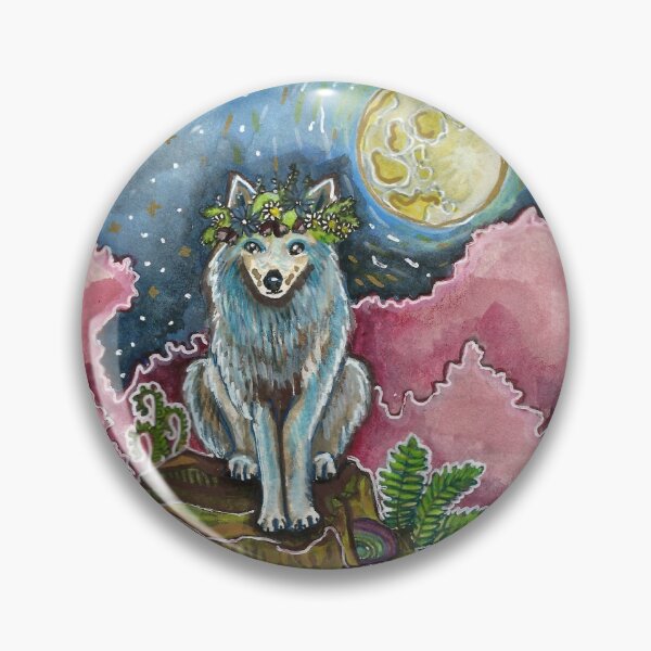 Artikelvorschau, Magischer Wolf in der Nacht entworfen und verkauft von maja-faron.