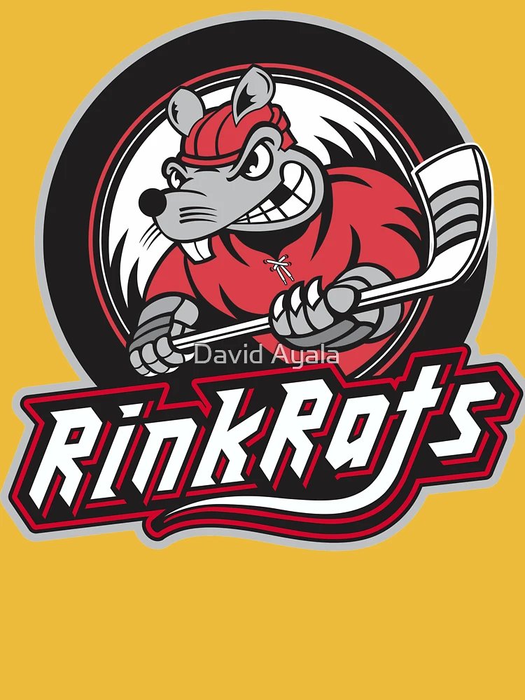 Rink Rats Logo Rink Rat Sticker Set Ice Hockey Sticker Set – For