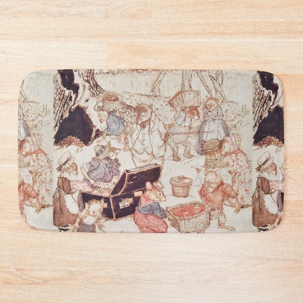 Item preview, Ratties family picnic Wind in the Willows illustration - Arthur Rackham designed and sold by Vintage Designs +.