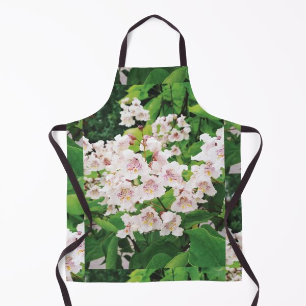 Item preview, White catalpa in full blossom, natural background designed and sold by helenkaiy.