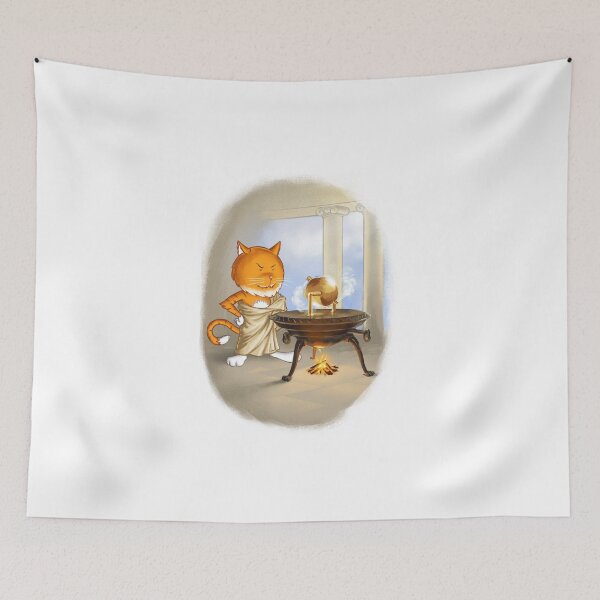 Item preview, GREEK CAT CUTHBERT! designed and sold by kittencuthbert.