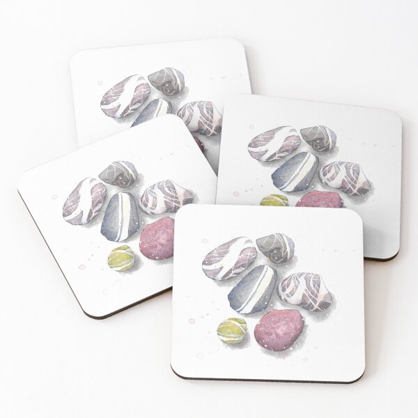 Item preview, Illustration of sea pebbles, stones,  designed and sold by VesnushkaRed.