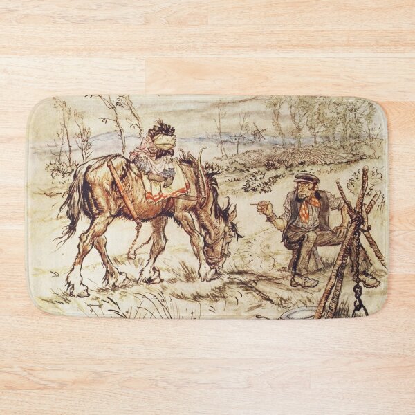 Item preview, Mr Toad on a  horse Wind in the Willows illustration - Arthur Rackham designed and sold by Vintage Designs +.