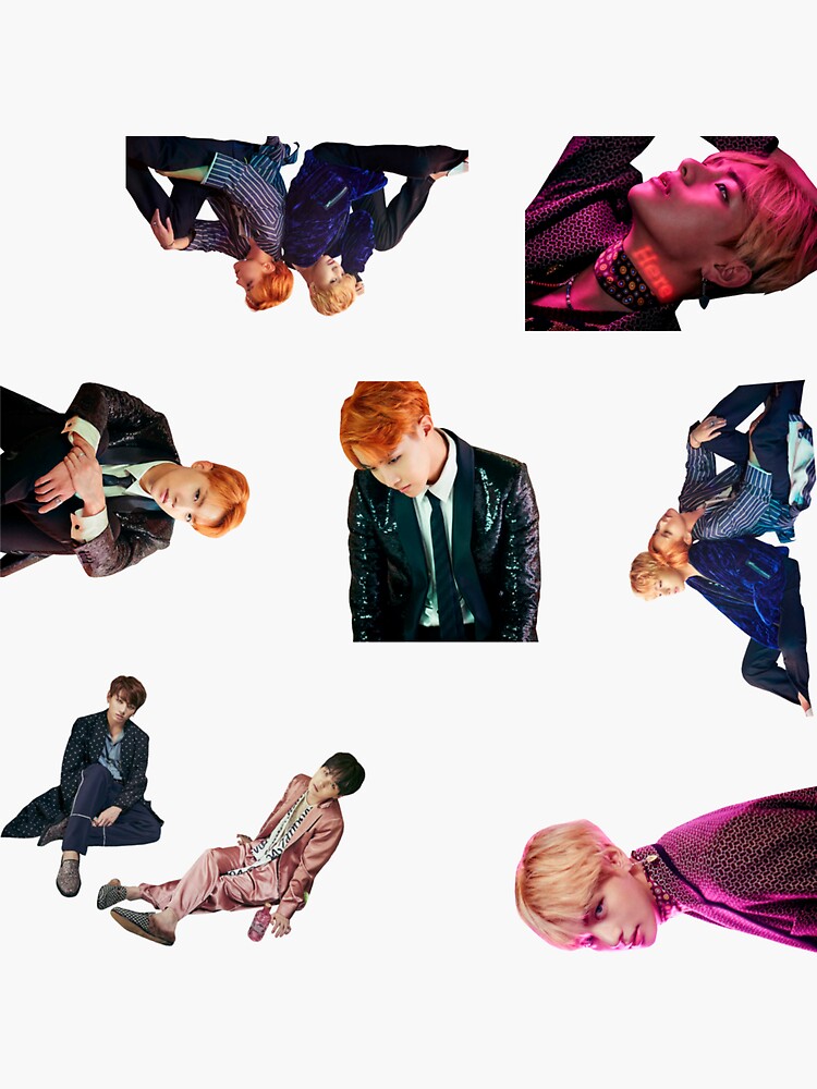 "BTS WINGS I Version Concept Photos Sticker Pack" Sticker for Sale by