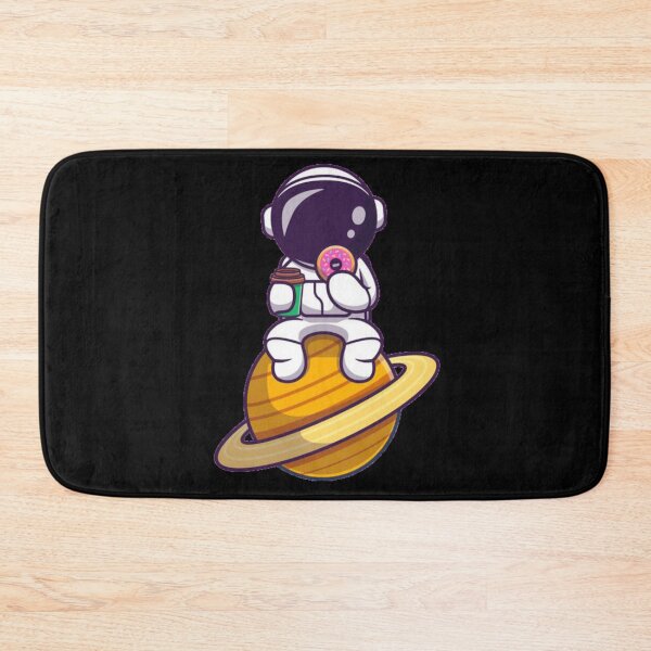 Item preview, Astronaut Eating Donut and drinking cofee designed and sold by ZghoulStore.
