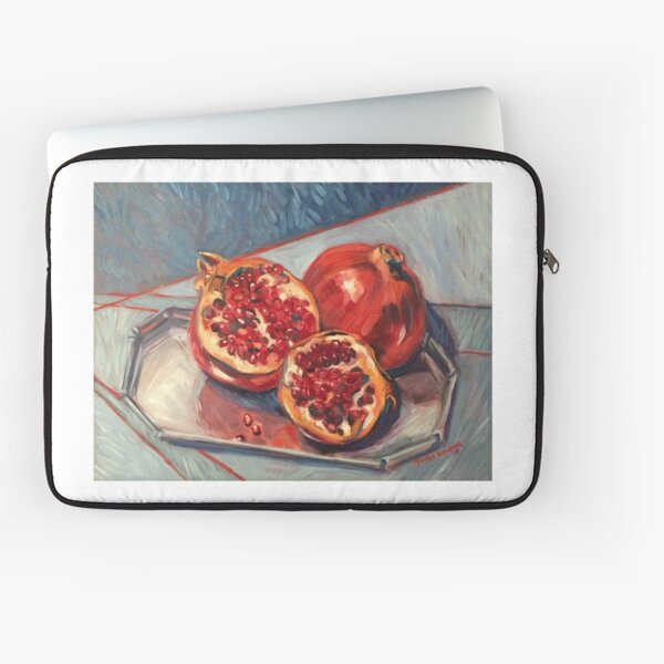 Item preview, Two pomegranates. Oil on board 16x14" designed and sold by Elizabeth Moore Golding.