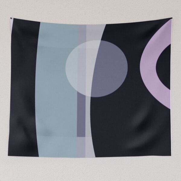 Item preview, Blues Mindful Moment Flat Colour Abstract Artwork Artist Jenny Meehan designed and sold by Jenny Meehan Art Prints and Patterns  .