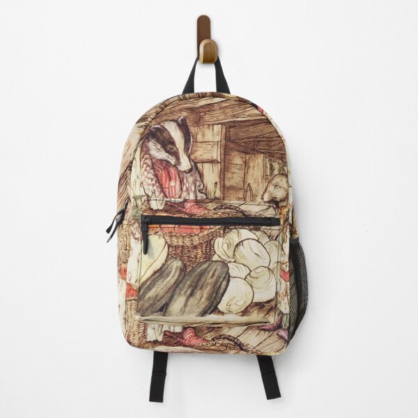 Item preview, Badger, Ratty and Mole Wind in the Willows illustration - Arthur Rackham designed and sold by Vintage Designs +.