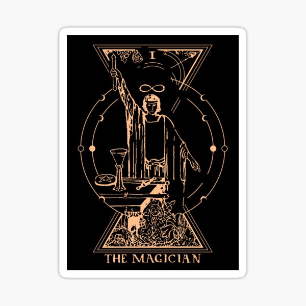 Item preview, The Magician. Tarot Card. Major Arcana, occult designed and sold by iclipart.