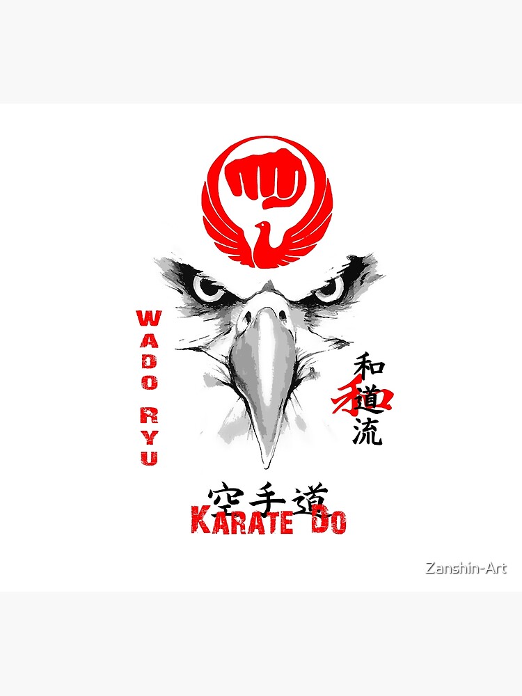 Wado Ryu Karate Eagle Eyes Martial Arts Design Poster For Sale By