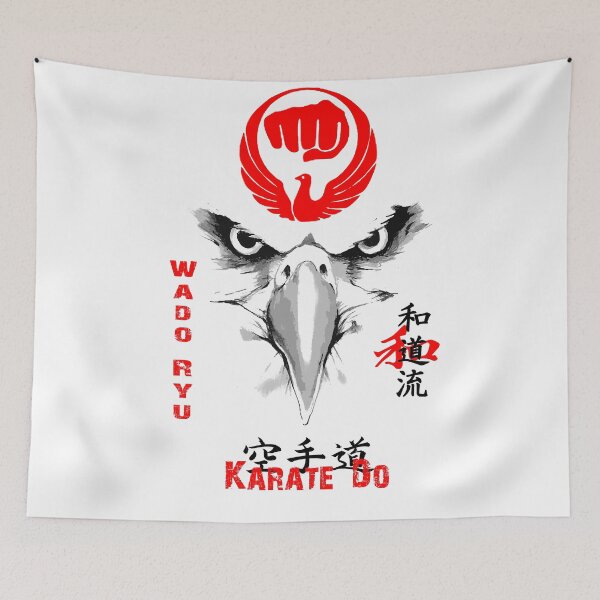Item preview, Wado Ryu Karate Eagle Eyes - Martial Arts Design designed and sold by Zanshin-Art.