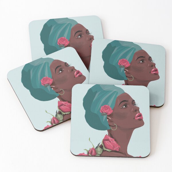 Item preview, African art girl designed and sold by Arctic frame studio.