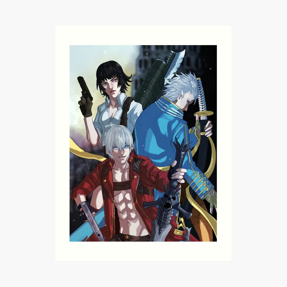 Vergil  Devil May Cry 3, an art print by ducky draws art - INPRNT