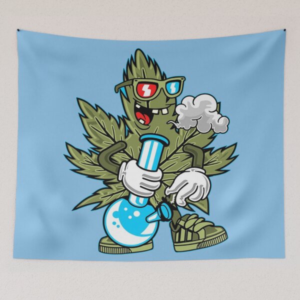 Item preview, Canabis smoking illustration designed and sold by ESDT.