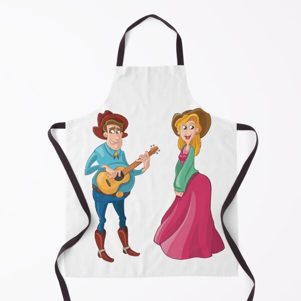Item preview, Cowboy Playing Guitar with Girl designed and sold by iTrending.