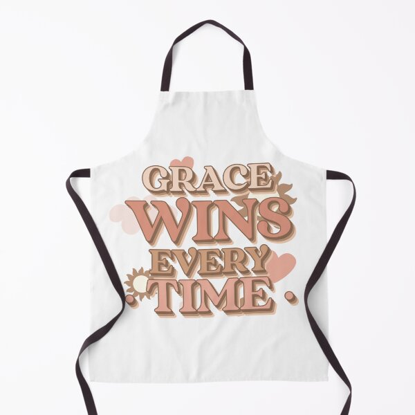 Item preview, Grace Wins Every Time A Gentle Reminder in a boho color scheme designed and sold by Marguerite Faure.