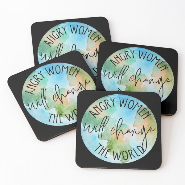 Item preview, Angry Women Will Change The World Globe Design designed and sold by SweetAndSpice.