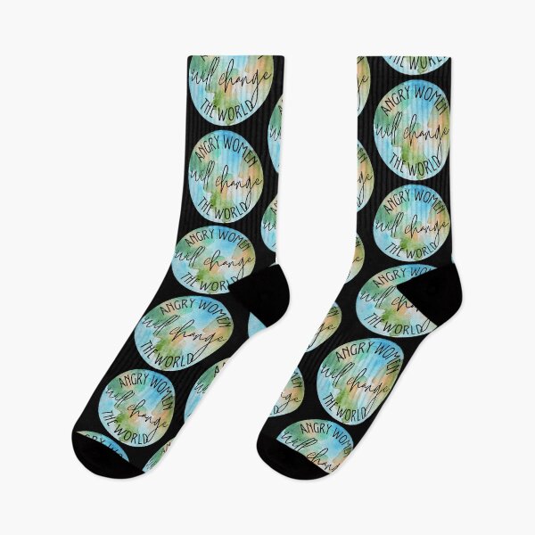 Item preview, Angry Women Will Change The World Globe Design designed and sold by SweetAndSpice.