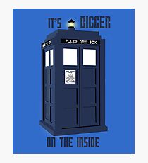 "It's bigger on the inside" Photographic Print