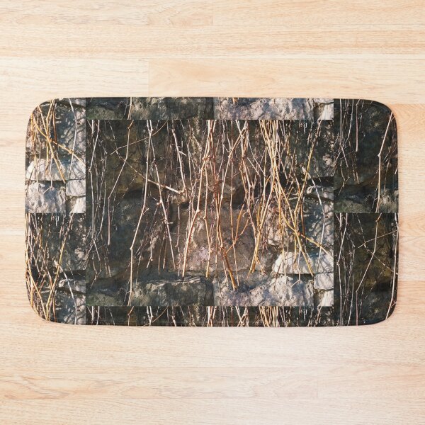 Item preview, Fragment of ancient wall with some wild vine hanging down from the front designed and sold by helenkaiy.