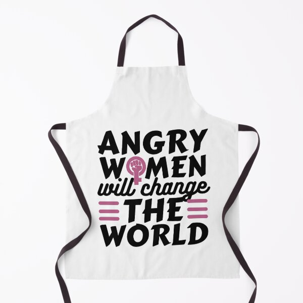 Item preview, Angry Women Will Change The World Pink Black Design designed and sold by SweetAndSpice.