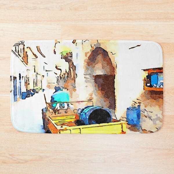 Item preview, Barbarano Romano: tractor with yellow trailer designed and sold by Giuseppe Cocco.