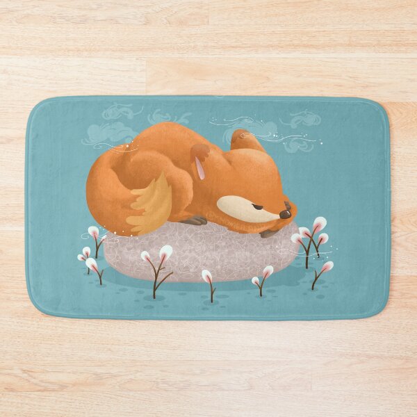 Item preview, Fox Sleeping on Stone designed and sold by Khotekmei.