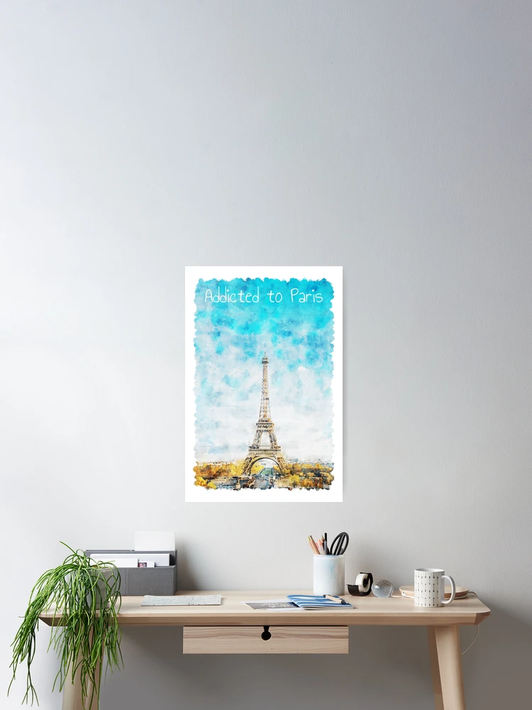 Thumbnail 2 of 3, Poster, Addicted to Paris designed and sold by Ranedel.