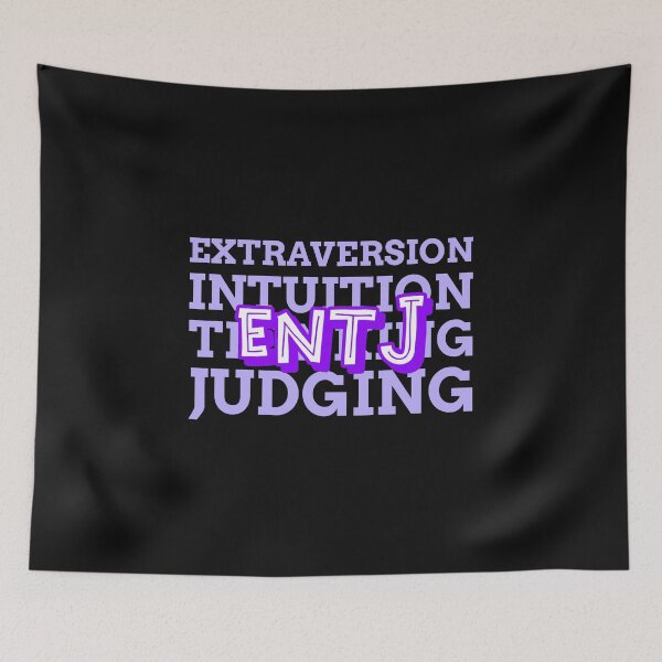 Item preview, ENTJ Extraversion Intuition Thinking Judging Design designed and sold by mymerchfactory.