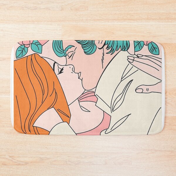 Item preview, Romantic couple in love kiss    designed and sold by asdkalpokased.