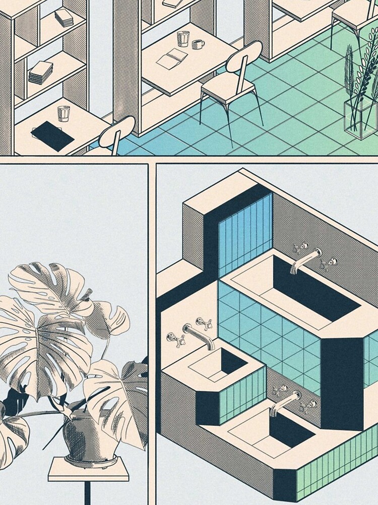 Aperçu 4 sur 4. Coque iPhone avec l'œuvre Fumetto 01 créée et vendue par LoicBrDesign.