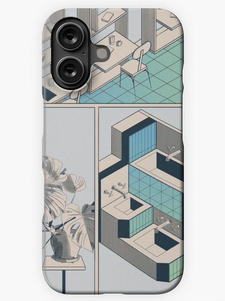 Aperçu 1 sur 4. Coque iPhone avec l'œuvre Fumetto 01 créée et vendue par LoicBrDesign.