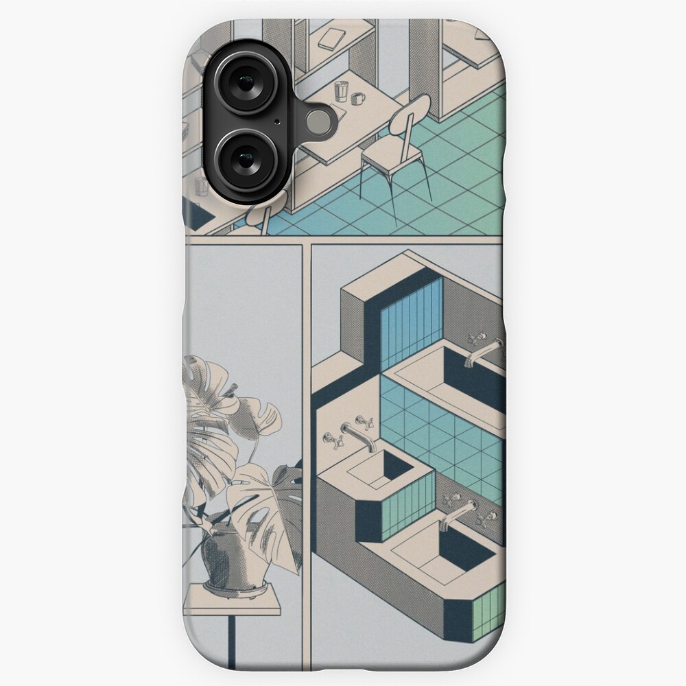 Aperçu de l'œuvre Coque rigide iPhone créée et vendue par LoicBrDesign.