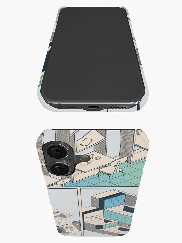 Aperçu 3 sur 4. Coque iPhone avec l'œuvre Fumetto 01 créée et vendue par LoicBrDesign.