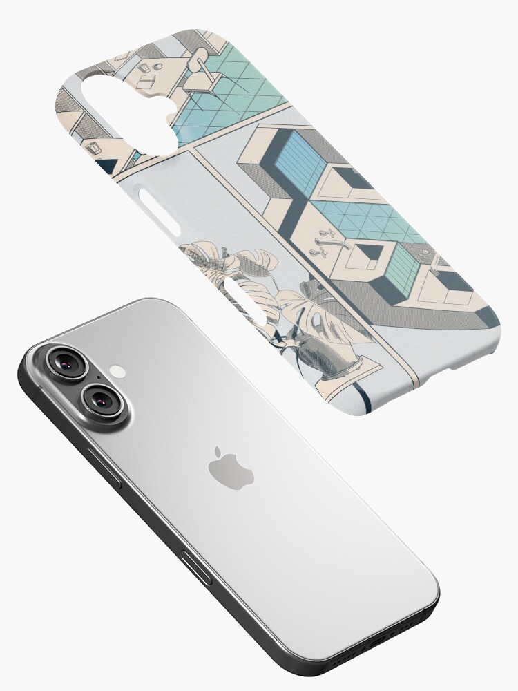 Aperçu 2 sur 4. Coque iPhone avec l'œuvre Fumetto 01 créée et vendue par LoicBrDesign.