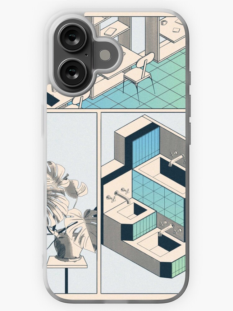 Aperçu 1 sur 5. Coque iPhone avec l'œuvre Fumetto 01 créée et vendue par LoicBrDesign.
