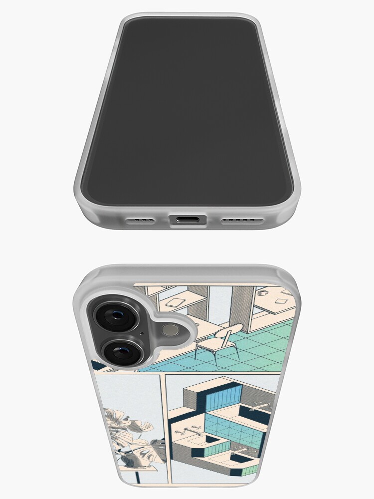 Aperçu 3 sur 5. Coque iPhone avec l'œuvre Fumetto 01 créée et vendue par LoicBrDesign.