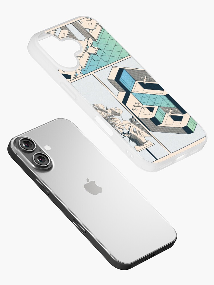Aperçu 2 sur 5. Coque iPhone avec l'œuvre Fumetto 01 créée et vendue par LoicBrDesign.
