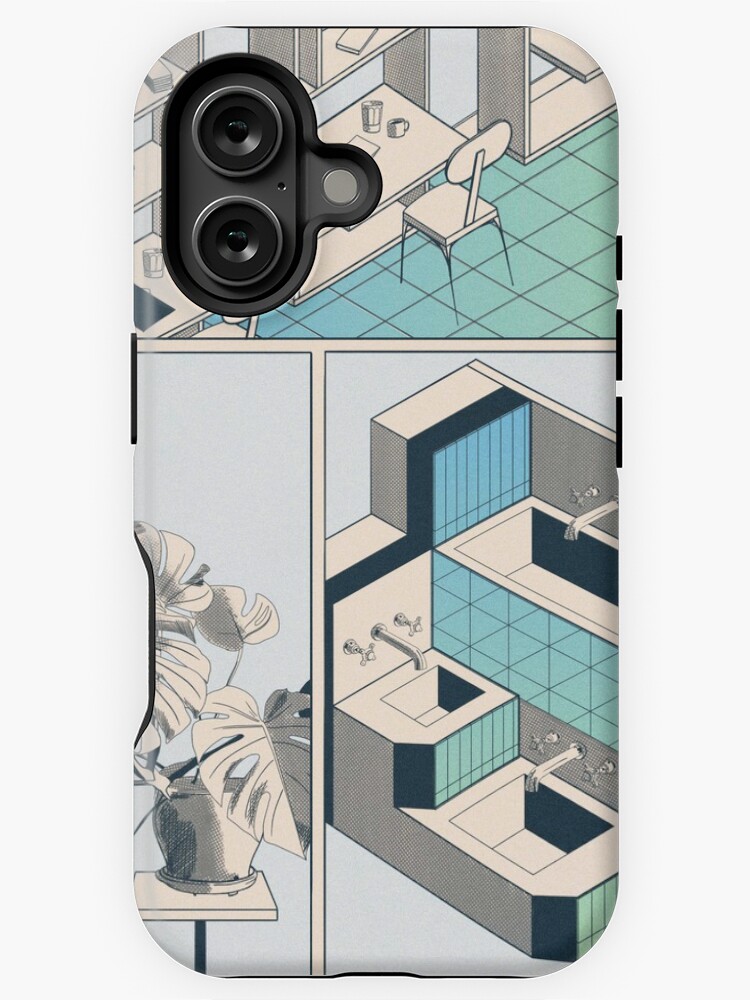 Aperçu 1 sur 4. Coque iPhone avec l'œuvre Fumetto 01 créée et vendue par LoicBrDesign.