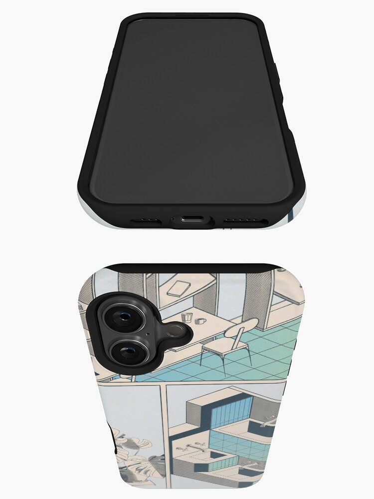 Aperçu 3 sur 4. Coque iPhone avec l'œuvre Fumetto 01 créée et vendue par LoicBrDesign.