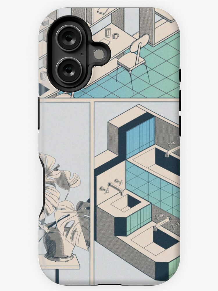 Aperçu 1 sur 4. Coque iPhone avec l'œuvre Fumetto 01 créée et vendue par LoicBrDesign.