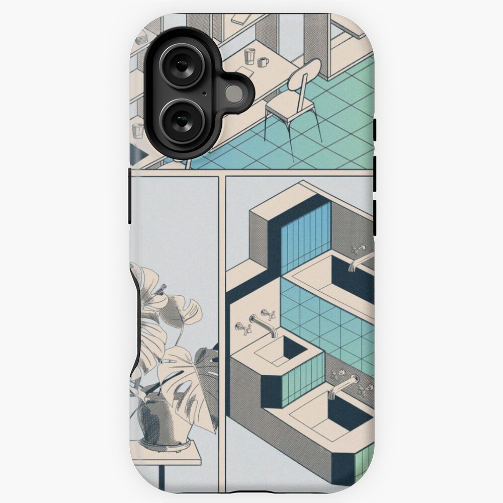 Aperçu de l'œuvre Coque antichoc Magsafe pour iPhone créée et vendue par LoicBrDesign.
