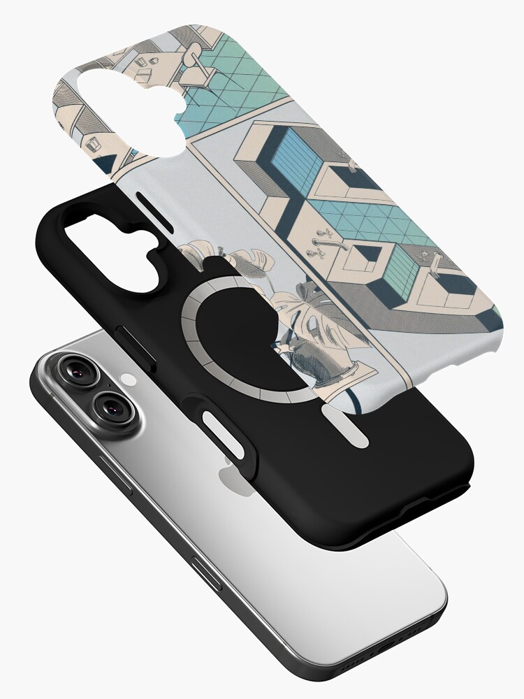 Aperçu 2 sur 4. Coque iPhone avec l'œuvre Fumetto 01 créée et vendue par LoicBrDesign.