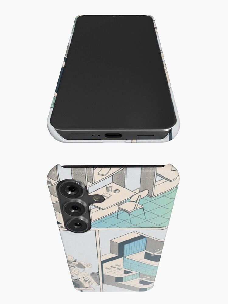 Aperçu 3 sur 4. Coque Samsung Galaxy avec l'œuvre Fumetto 01 créée et vendue par LoicBrDesign.
