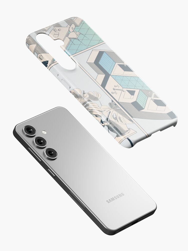 Aperçu 2 sur 4. Coque Samsung Galaxy avec l'œuvre Fumetto 01 créée et vendue par LoicBrDesign.