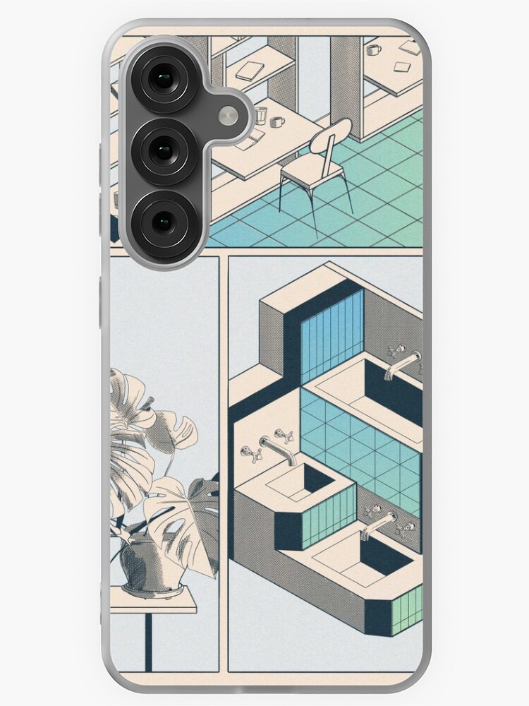Aperçu 1 sur 4. Coque Samsung Galaxy avec l'œuvre Fumetto 01 créée et vendue par LoicBrDesign.