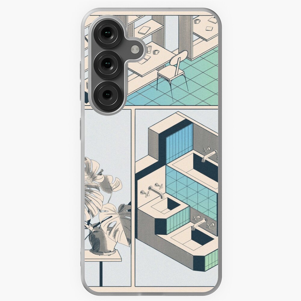 Aperçu de l'œuvre Coque souple Samsung Galaxy créée et vendue par LoicBrDesign.