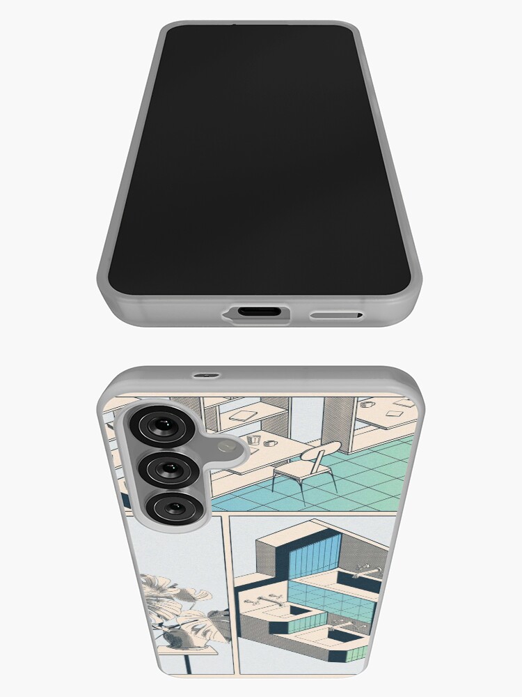 Aperçu 3 sur 4. Coque Samsung Galaxy avec l'œuvre Fumetto 01 créée et vendue par LoicBrDesign.