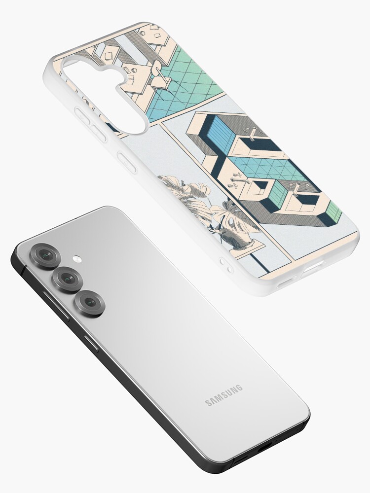 Aperçu 2 sur 4. Coque Samsung Galaxy avec l'œuvre Fumetto 01 créée et vendue par LoicBrDesign.